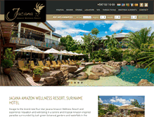 Tablet Screenshot of jacanaresort.com